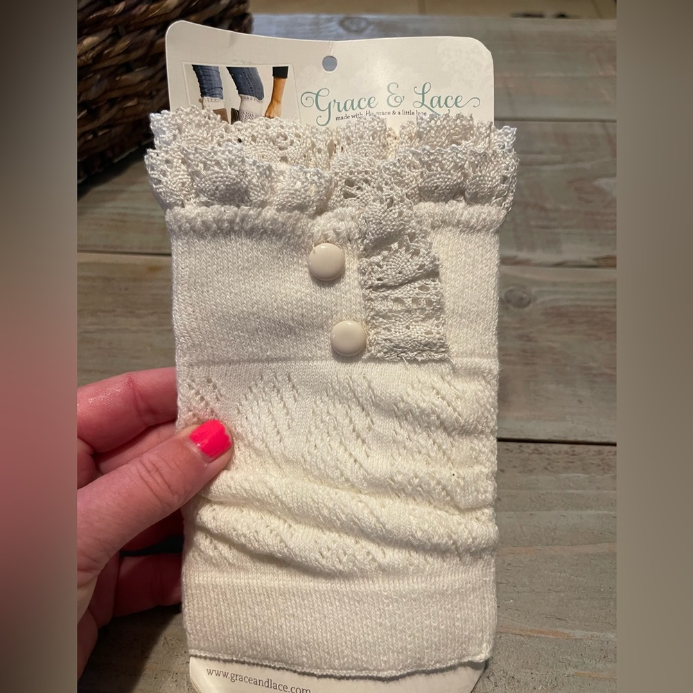 Brand new Grace and Lace Boot Cuffs.